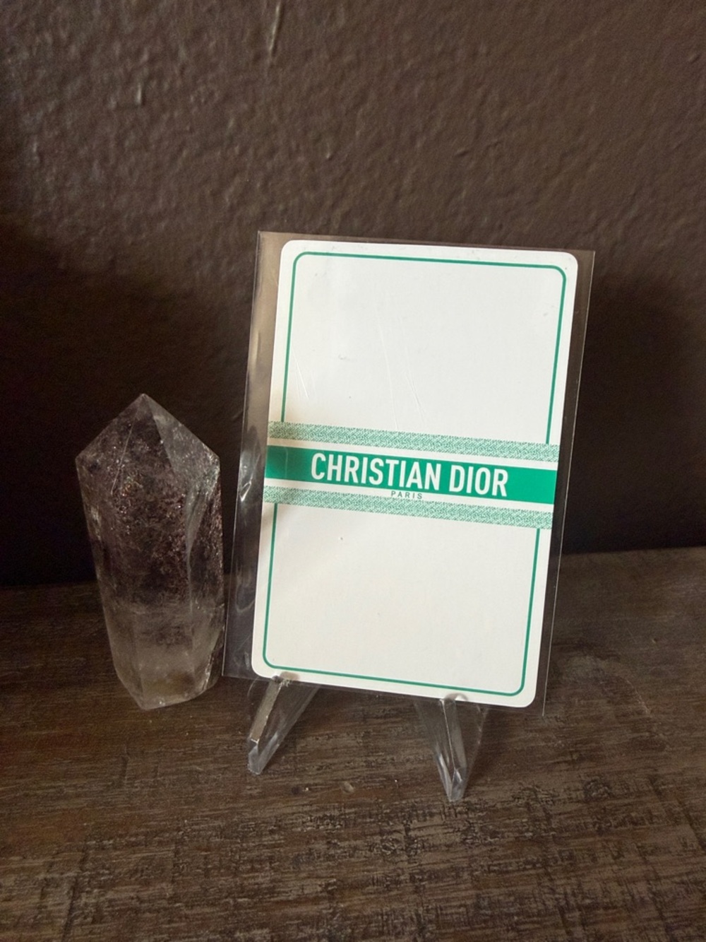 Christian Dior Card Ace of Spades